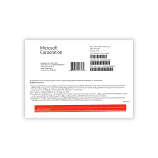 MicrosoftMicrosoft Windows 11 Pro Türkçe Oem (64 Bit) FQC-10556İşletim Sistemleri