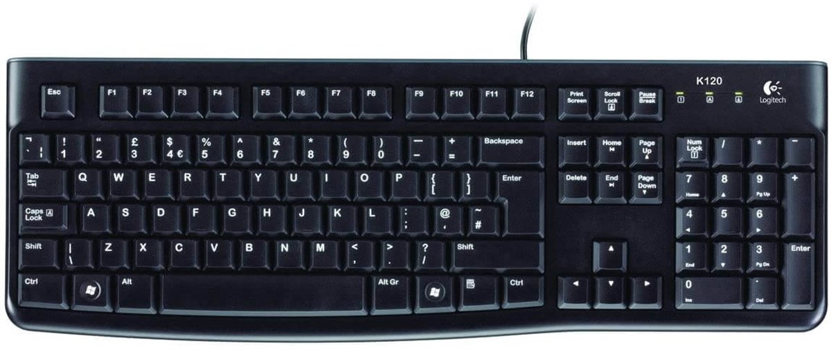 LogitechLogitech K120 Kablolu USB Q TR Standart Klavye 920-002505Klavyeler