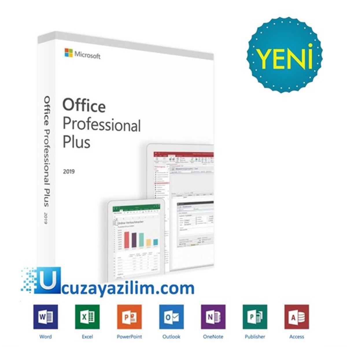 Microsoft Office Professional Plus 2019 (Dijital İndirilebilir Lisans)