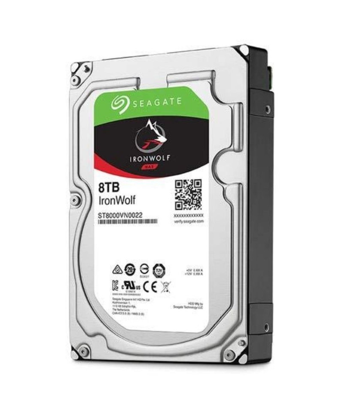 SeagateSEAGATE IronWolf ST8000VN004 8TB Sata 3.0 7200RPM 256MB Dahili NAS DiskiElektronik