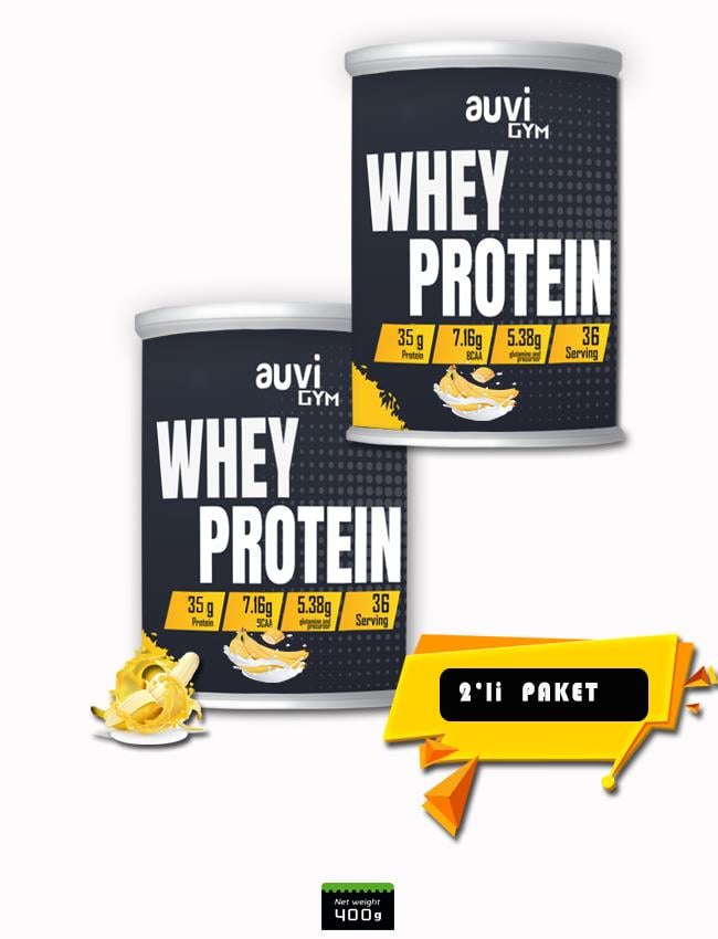 Whey Protein Muz 2'li 800 g, 72 servis
