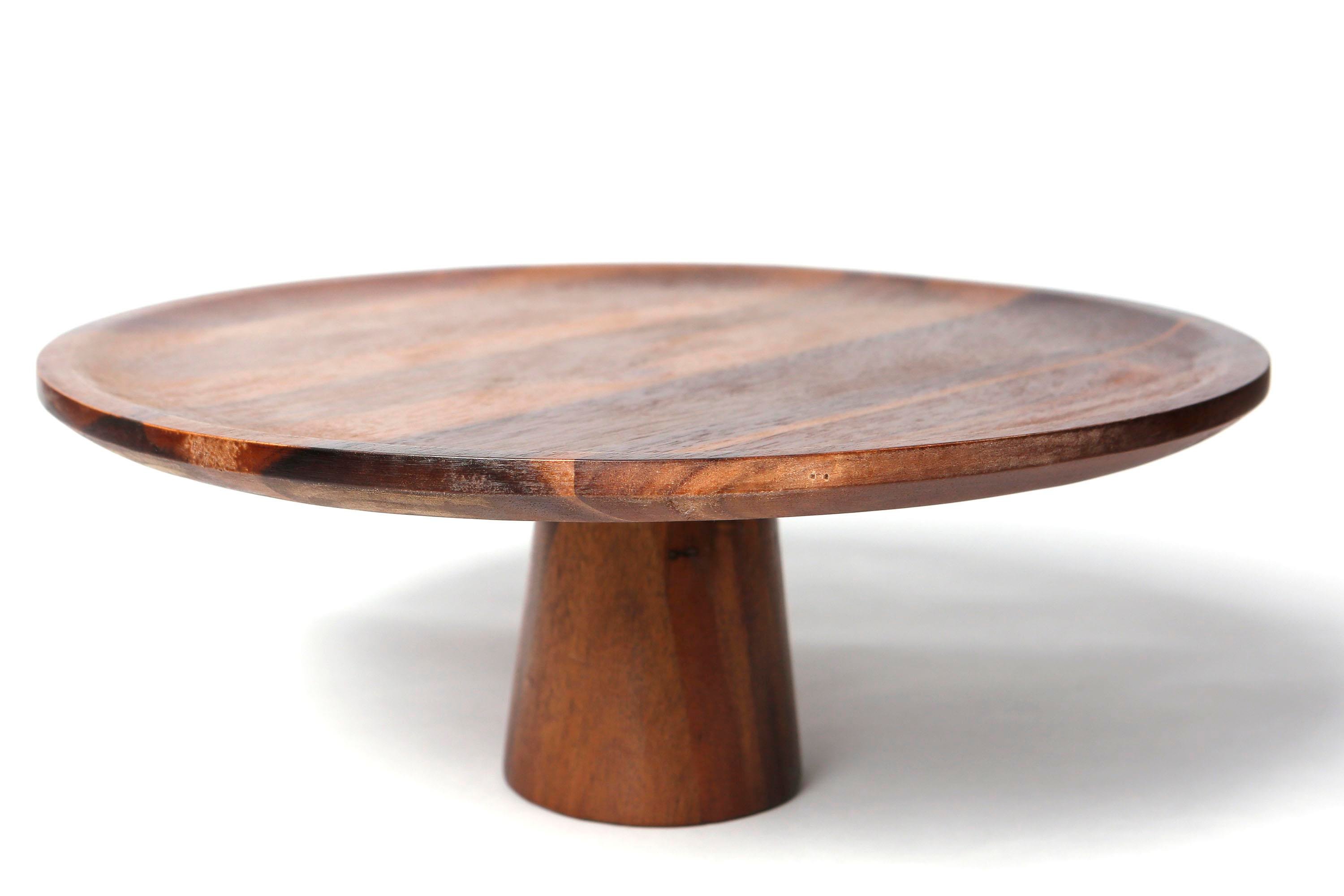 Metpoint Natura Akasya Ayaklı Sunum Tabağı 36x13,5 cm