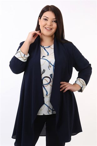 Krep 2'Li Lacivert Takım
