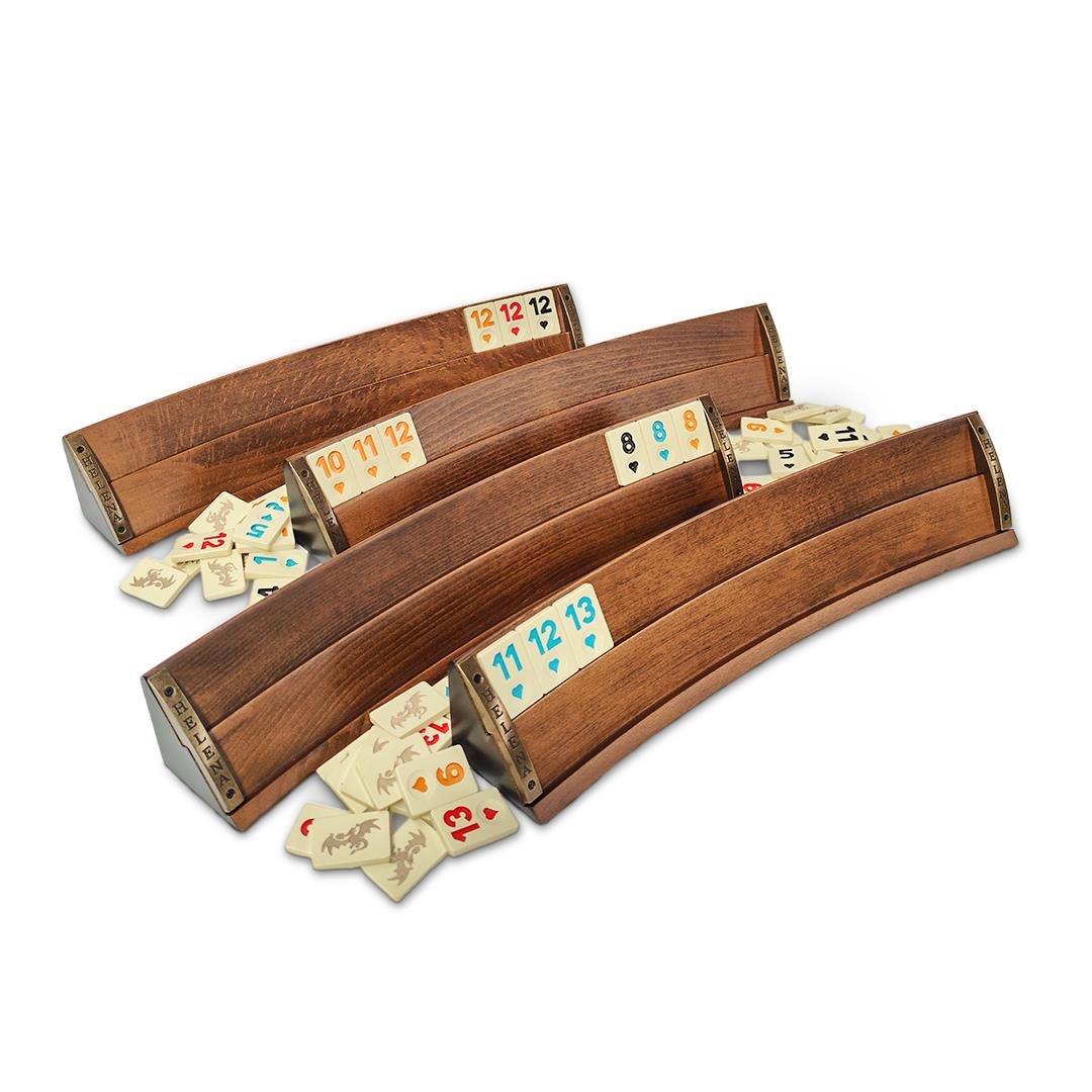 Dragon Motifli Oval Okey Takımı