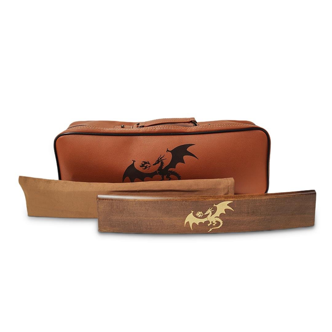 Dragon Motifli Oval Okey Takımı