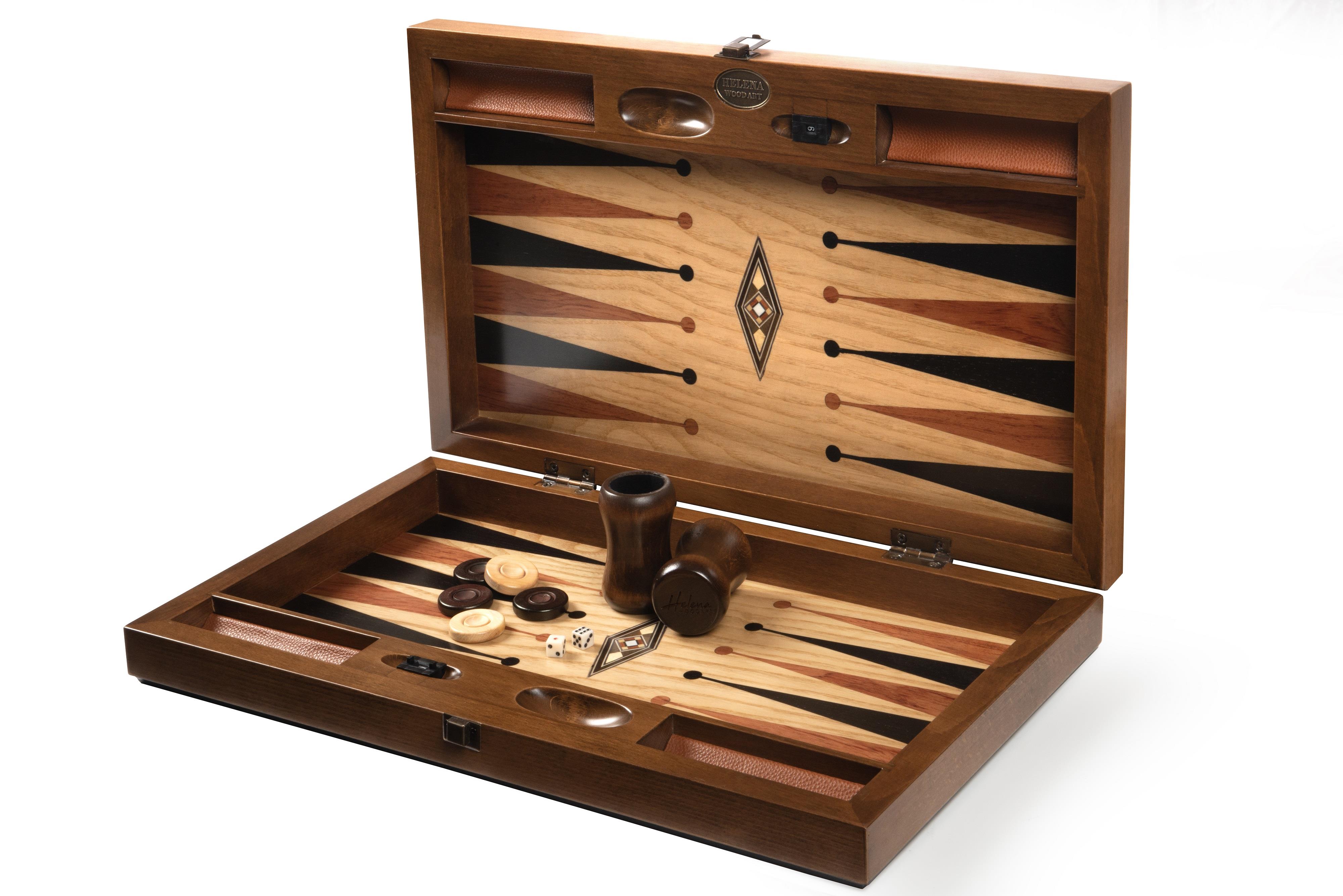 Origin Damalı Maxi Tavla / Dişbudak