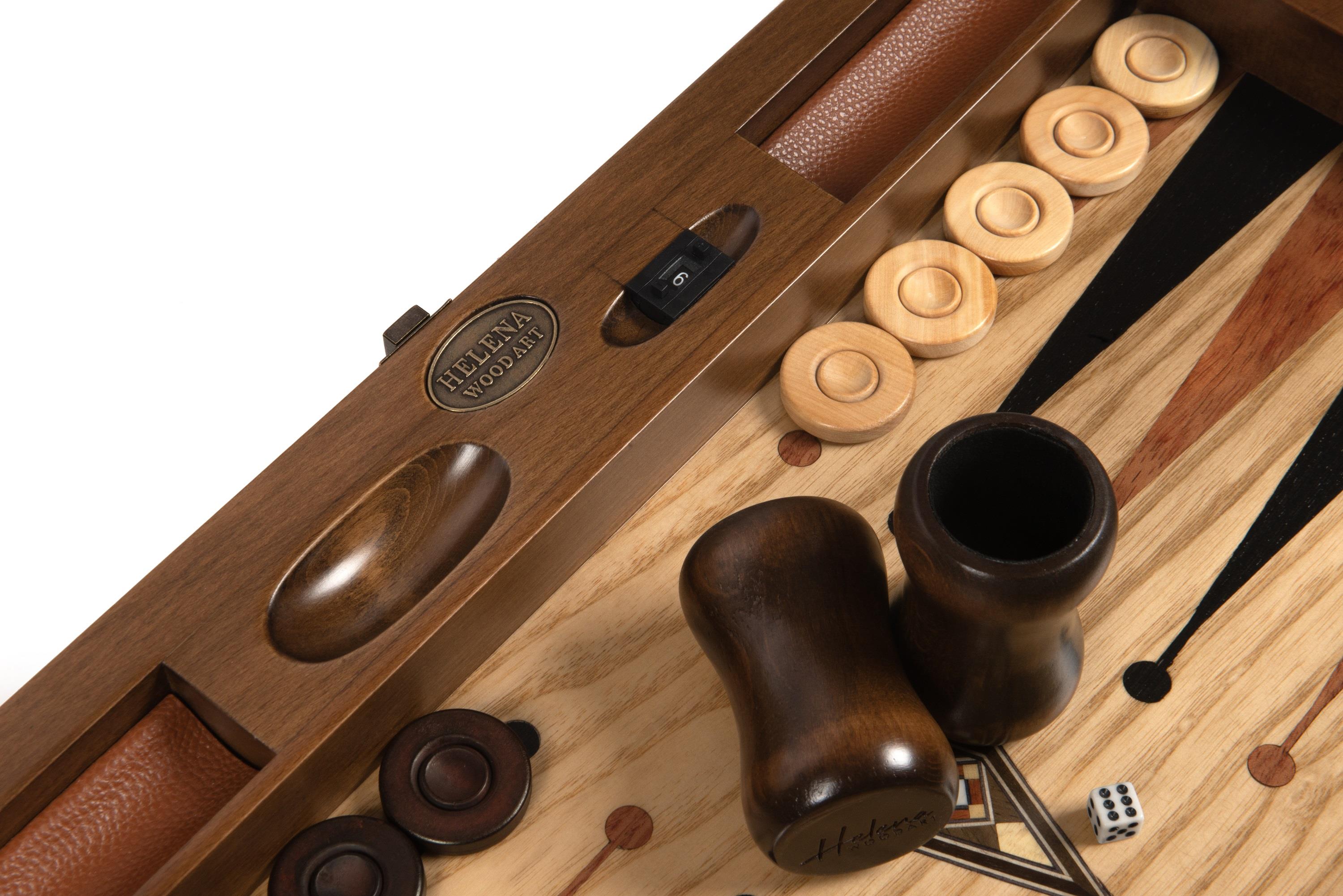 Origin Damalı Maxi Tavla / Dişbudak