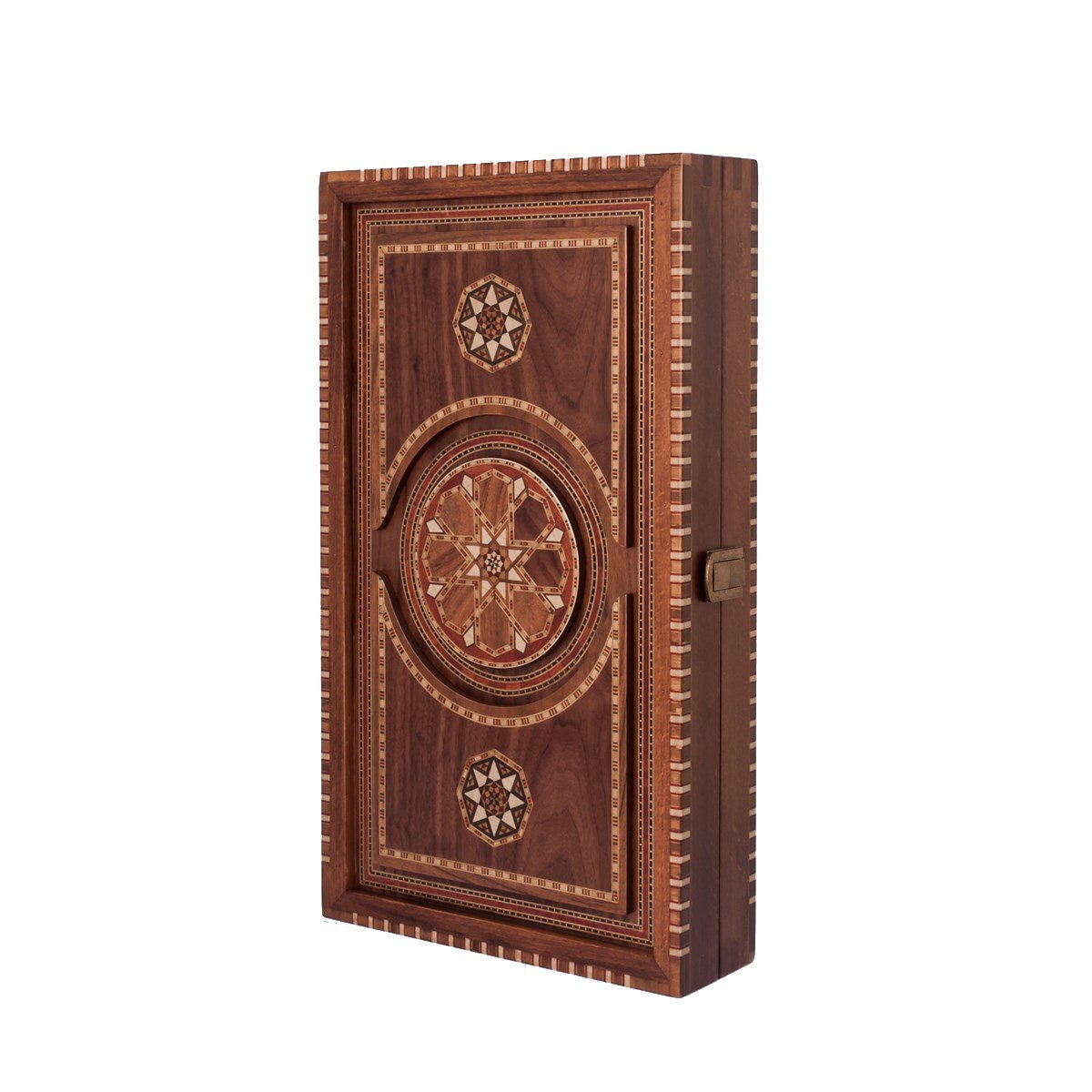 Genius Backgammon Set | Natural Walnut Veneer