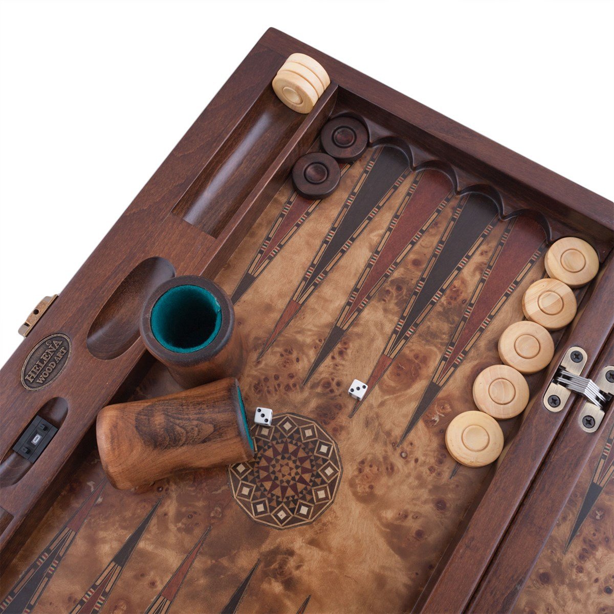 Genius Backgammon Set | Burl