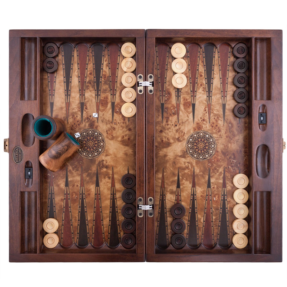 Genius Backgammon Set | Burl