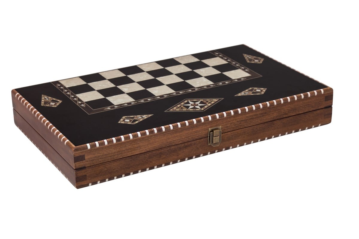 King Backgammon Set | Black