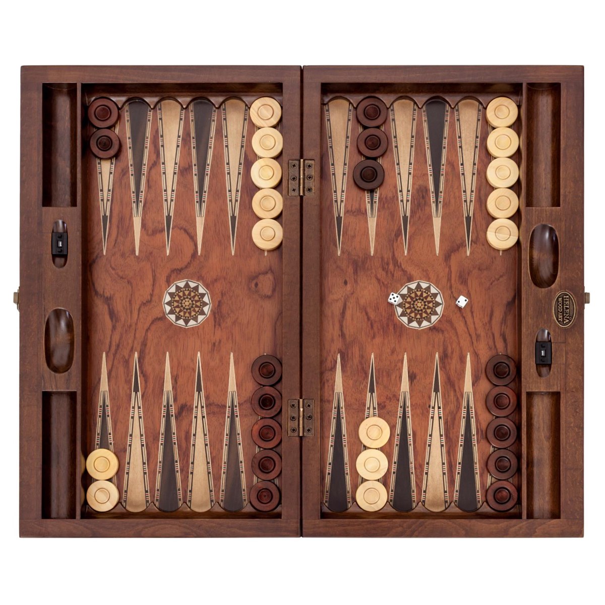 King Backgammon Set | Rosewood