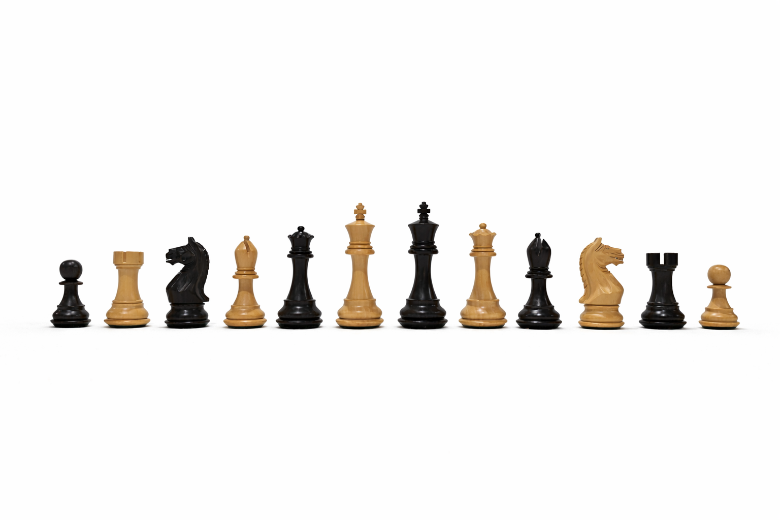 Supreme Yedek Vezirli Ahşap Satranç Figür 105 mm