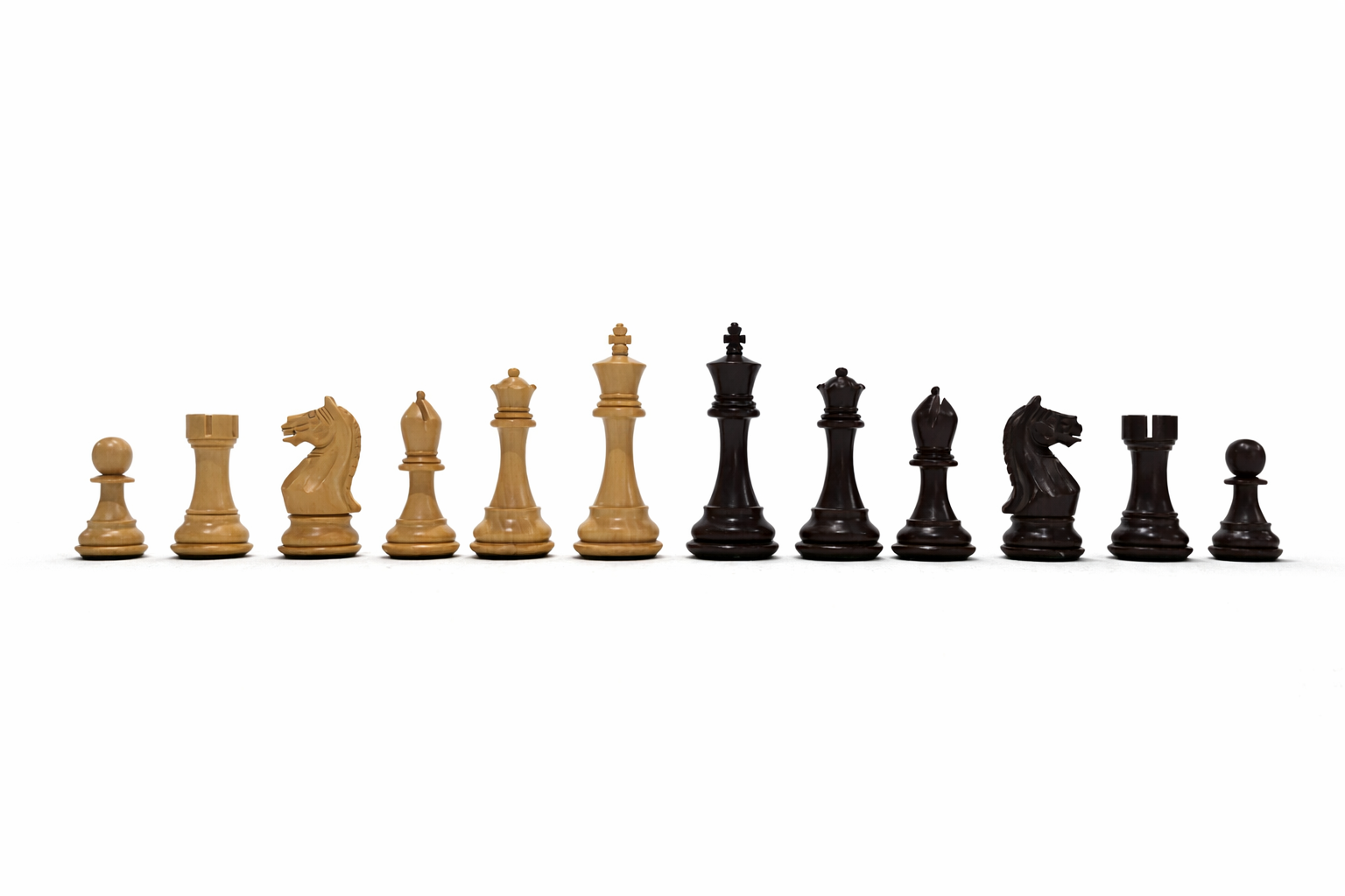 Supreme Yedek Vezirli Ahşap Satranç Figür 105 mm