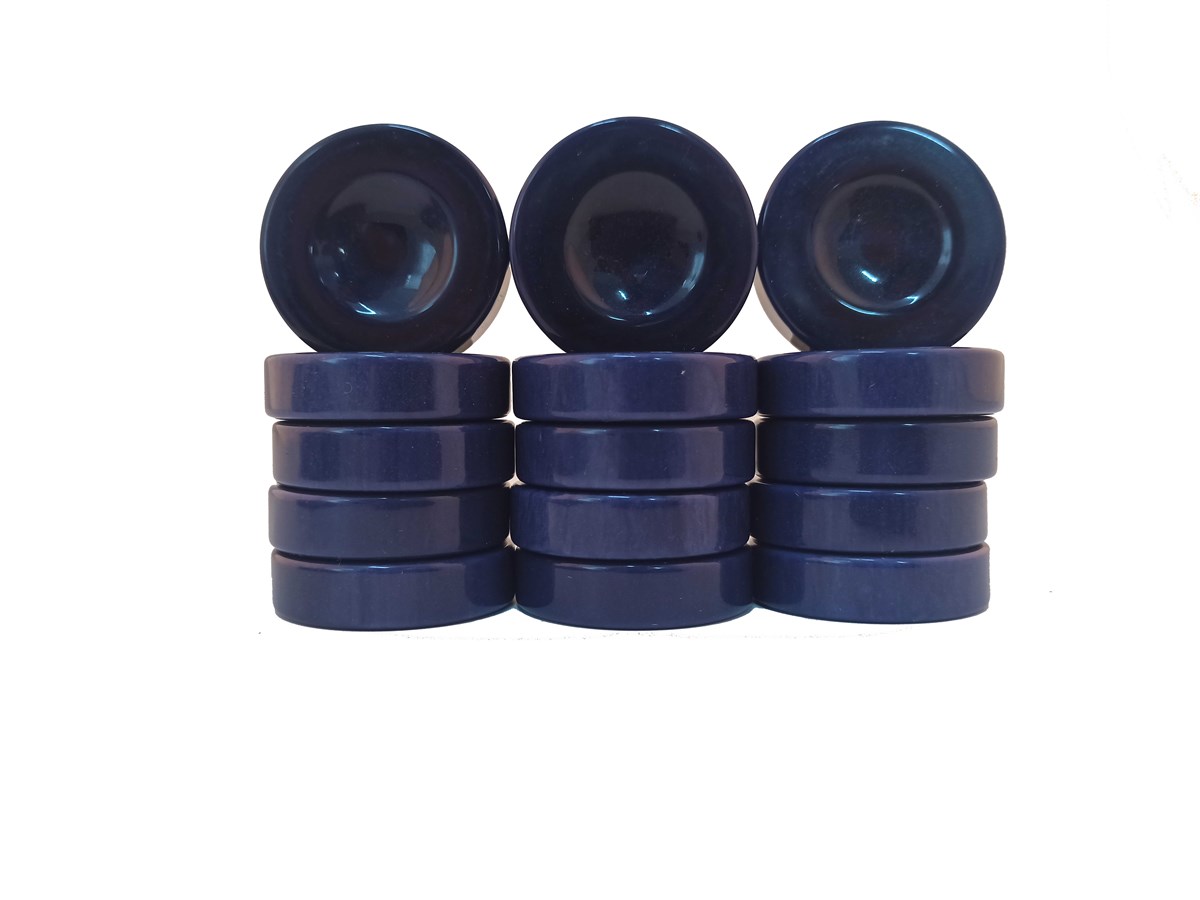 TAVLA PULU LACİVERT POLYESTER (44,5 mm) Helena Wood Art999.1302