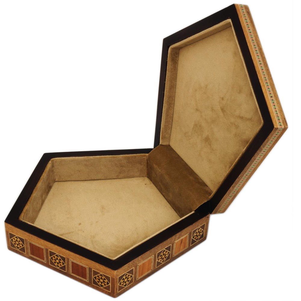 Pentagon Shaped Box (21X21X5.5 Cm)