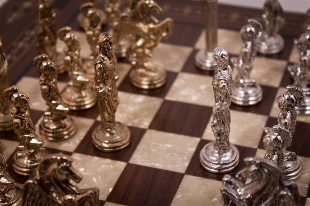 Butterfly Byk Ceviz Satranç Seti