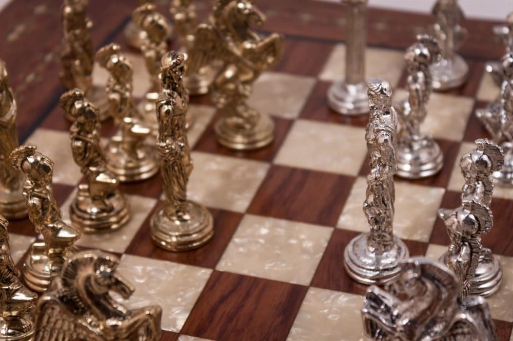 Butterfly Byk Gül Satranç Seti