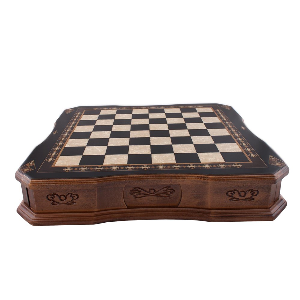 BUTTERFLY BYK SİYAH SATRANÇ TABLASI (51X47X8,5 cm)