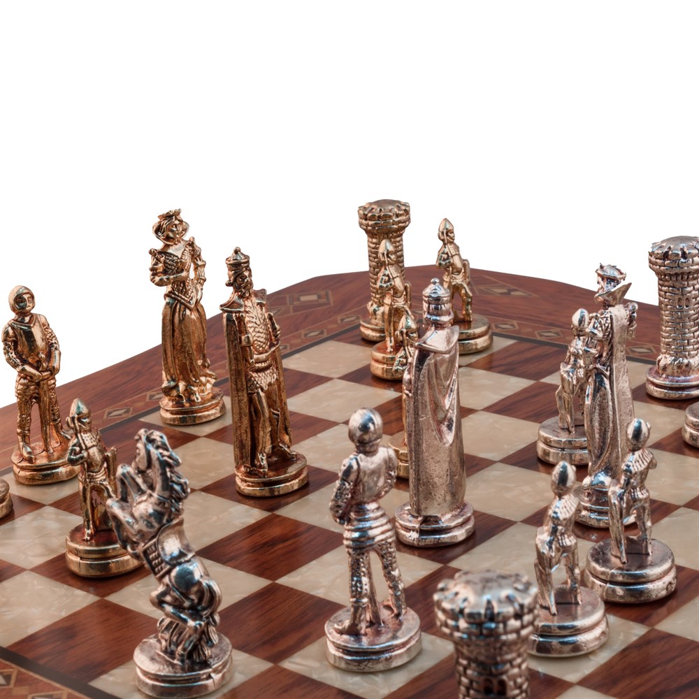 BUTTERFLY  SATRANÇ TABLASI  (39x39x8 cm)