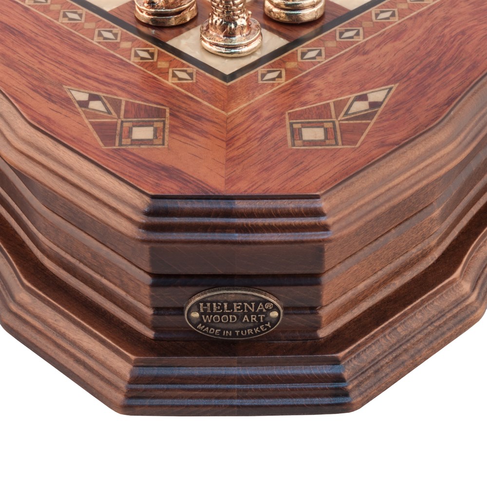 BUTTERFLY  SATRANÇ TABLASI  (39x39x8 cm)