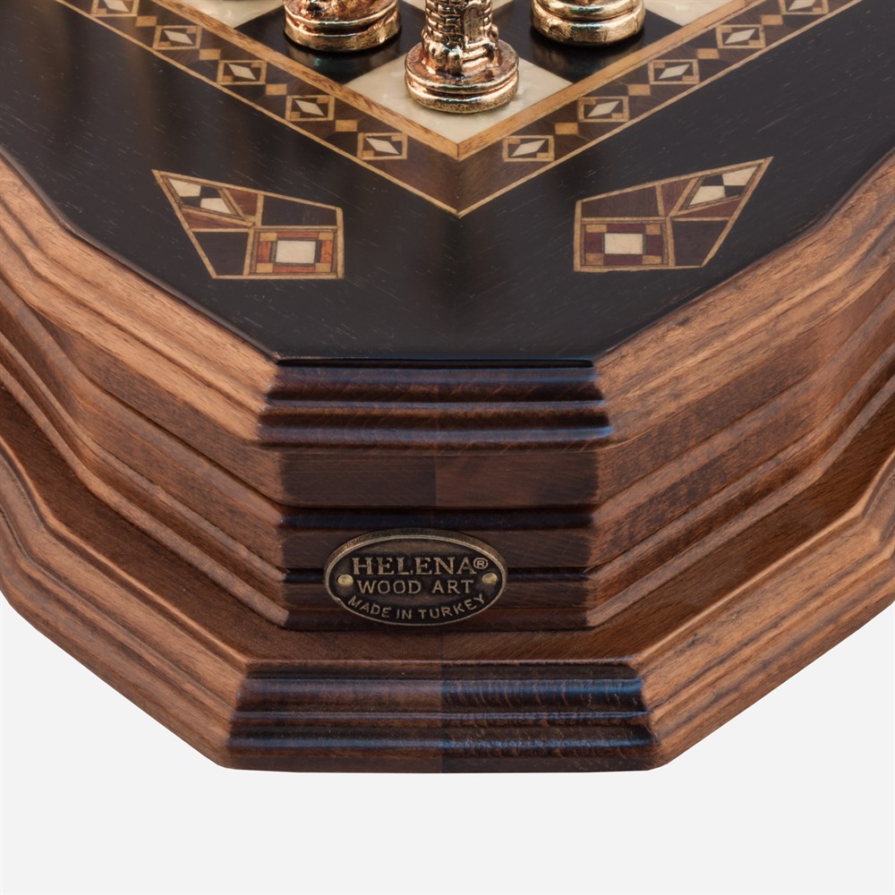 BUTTERFLY  SATRANÇ TABLASI  (39x39x8 cm)