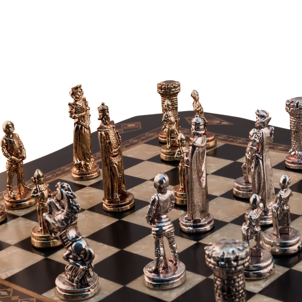 BUTTERFLY  SATRANÇ TABLASI  (39x39x8 cm)