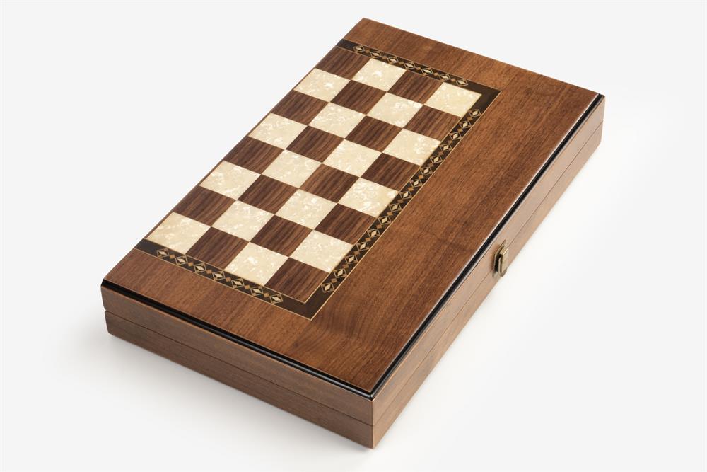 EKO CLASSIC TAVLA DAMALI CEVİZ (50x30x7 cm)