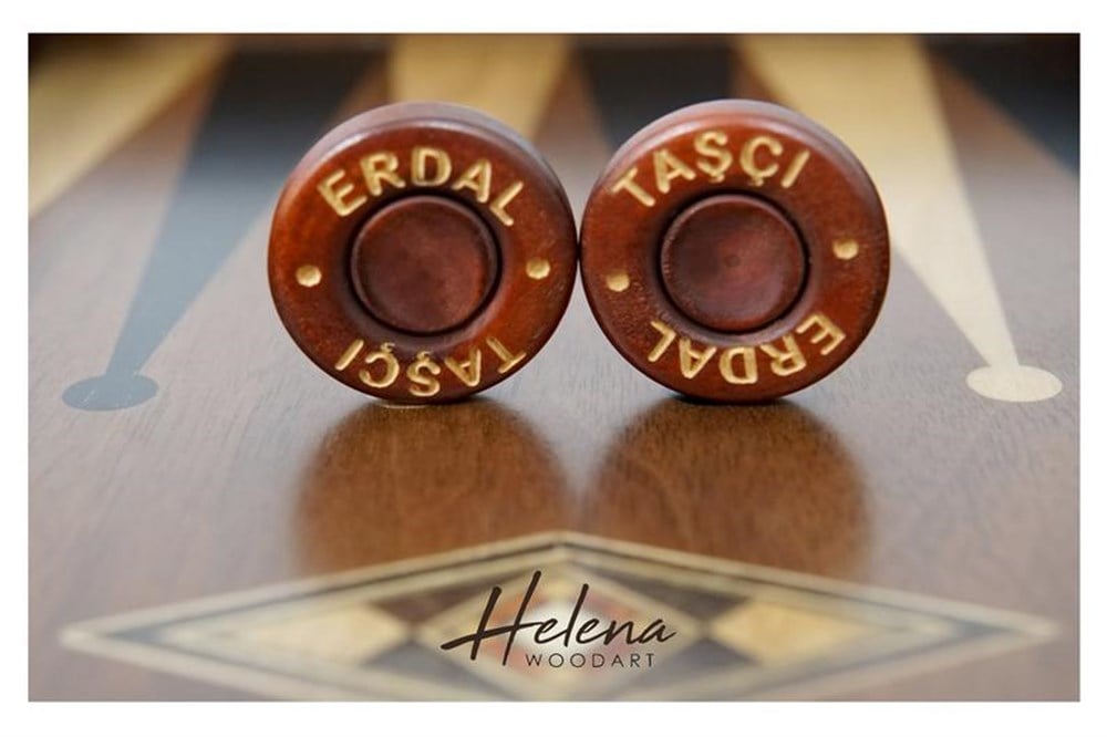 Eco Backgammon Set Without Checkers - Wide