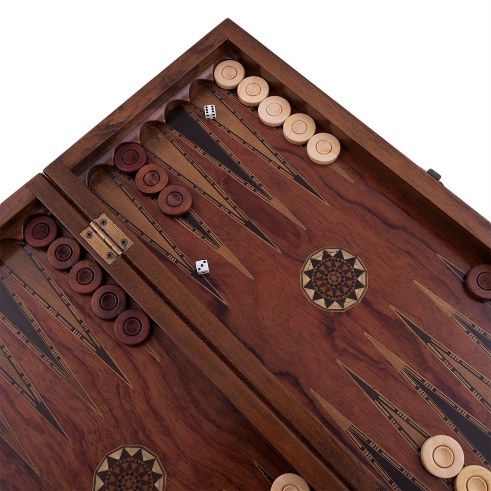 Elegant Backgammon Set - Big | Rosewood