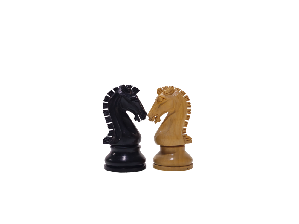 Elegant Yedek Vezirli Ahşap Figür 95 mm