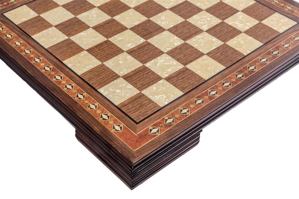 Classic Royal Satranç Altı / Ceviz