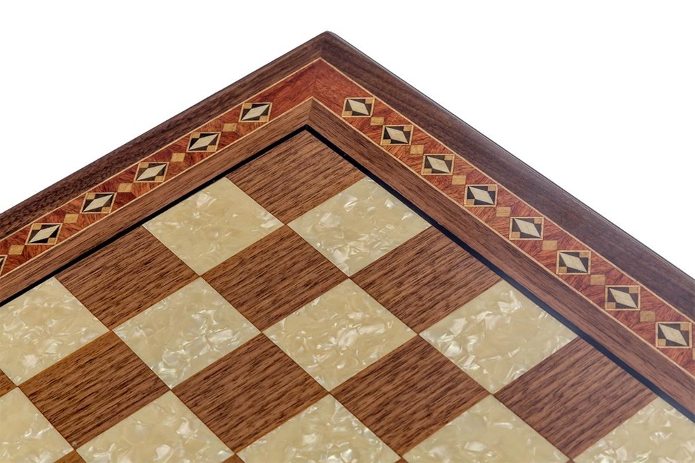 Classic Royal Satranç Altı / Ceviz