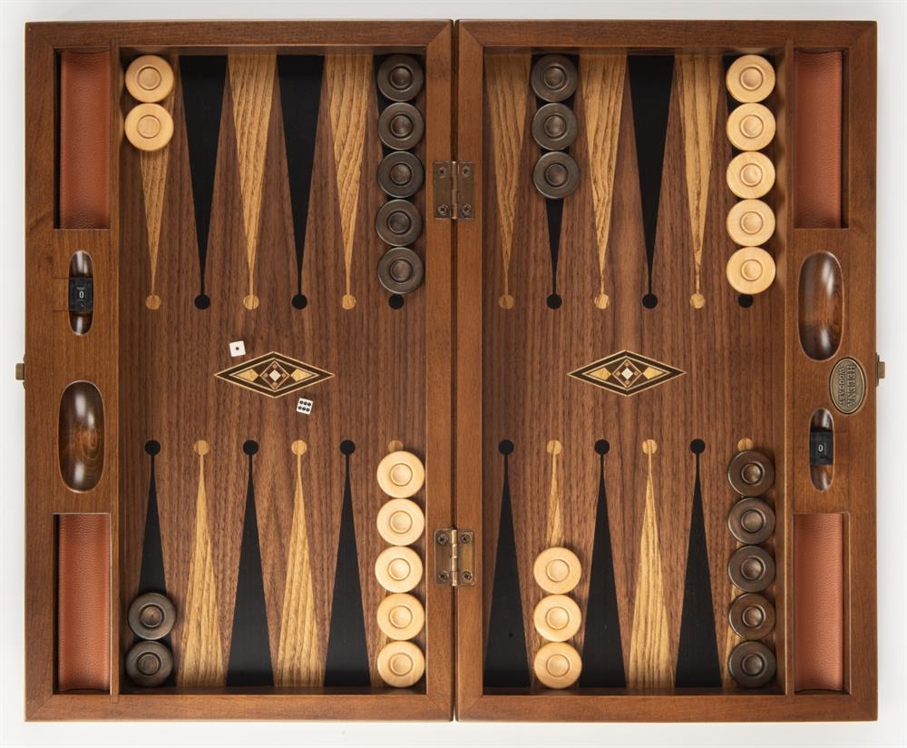 GENİŞ  DAMASIZ  DESENLİ TAVLA  (50x30x7 cm)