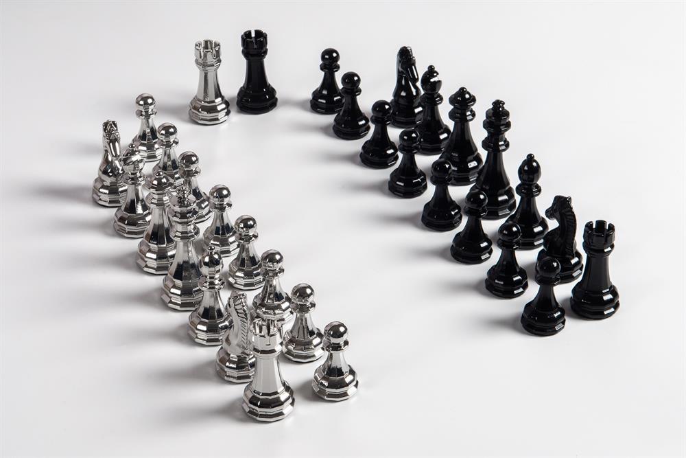 HLN KLASİK METAL SATRANÇ BÜYÜK BLNK