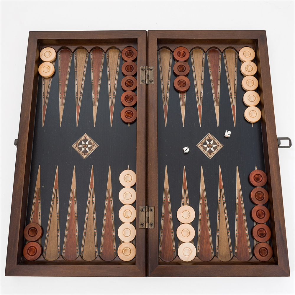 KLASİK TAVLA BÜYÜK BOY (50x50x7 cm)