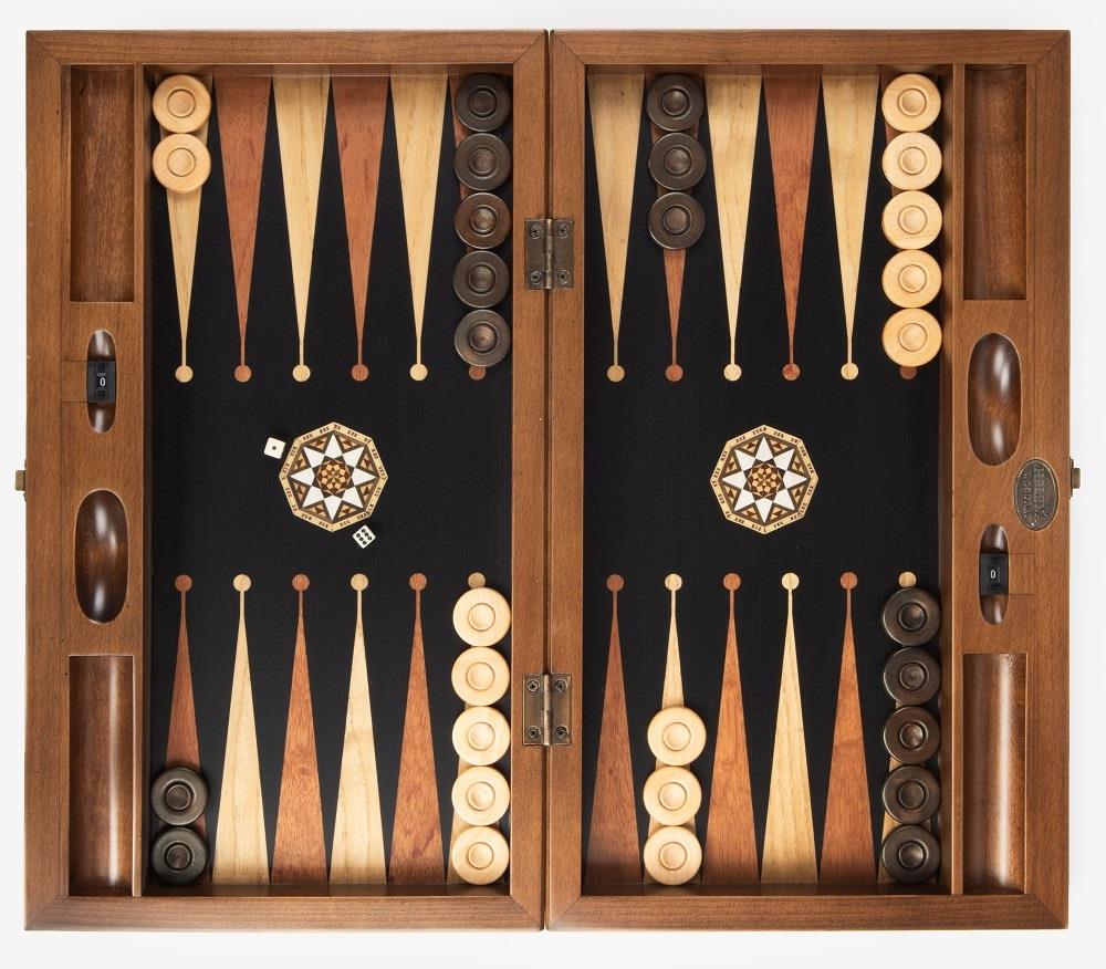 PURE DIŞ BUDAK-SİYAH TAVLA 52*30*8 cm