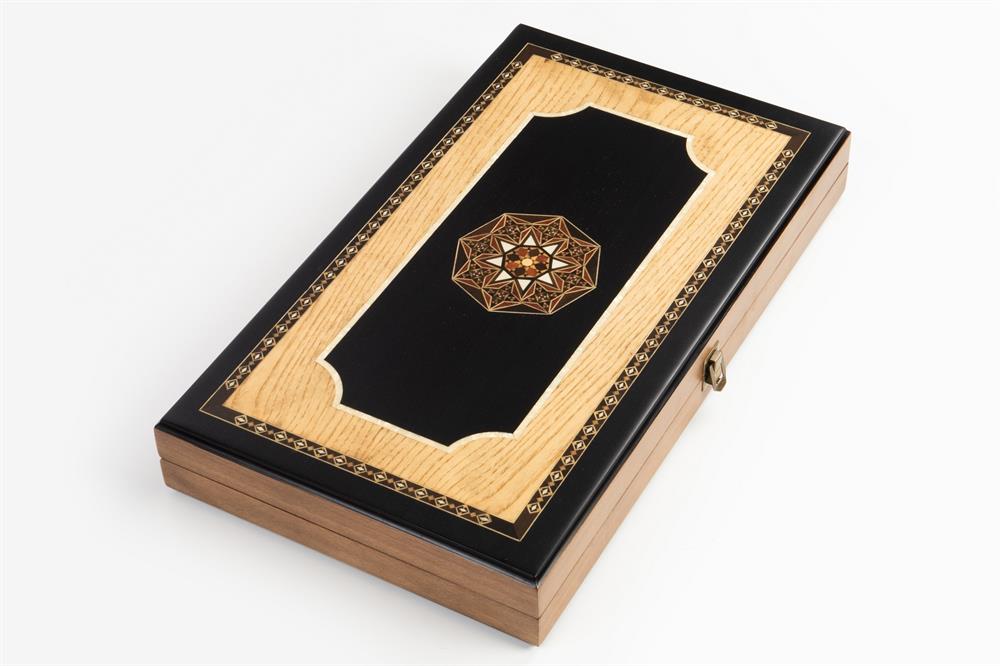 PURE DIŞ BUDAK-SİYAH TAVLA 52*30*8 cm