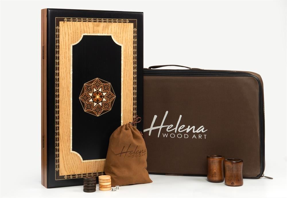 PURE DIŞ BUDAK-SİYAH TAVLA 52*30*8 cm