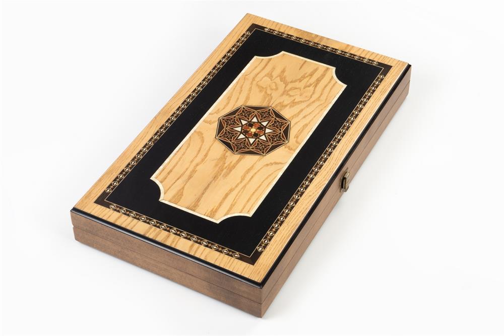 PURE SİYAH-DIŞBUDAK TAVLA 52*30*8 cm