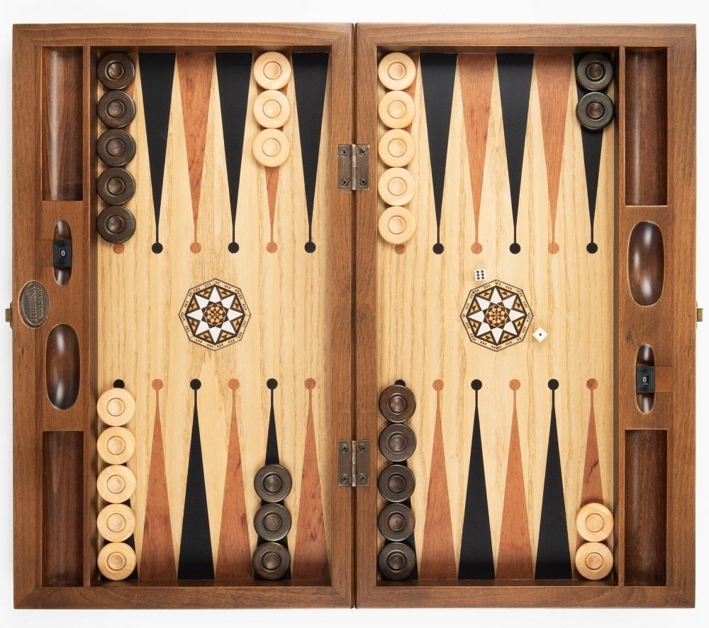 PURE SİYAH-DIŞBUDAK TAVLA 52*30*8 cm