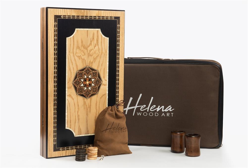 PURE SİYAH-DIŞBUDAK TAVLA 52*30*8 cm