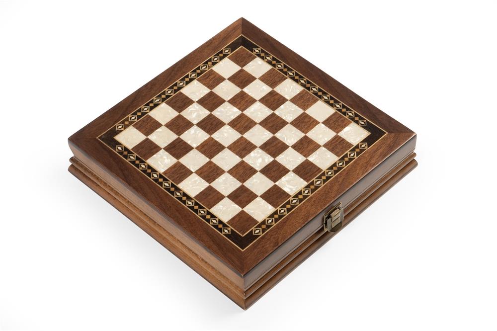 SELGE SATRANÇ CEVİZ KÜÇÜK   25 CM