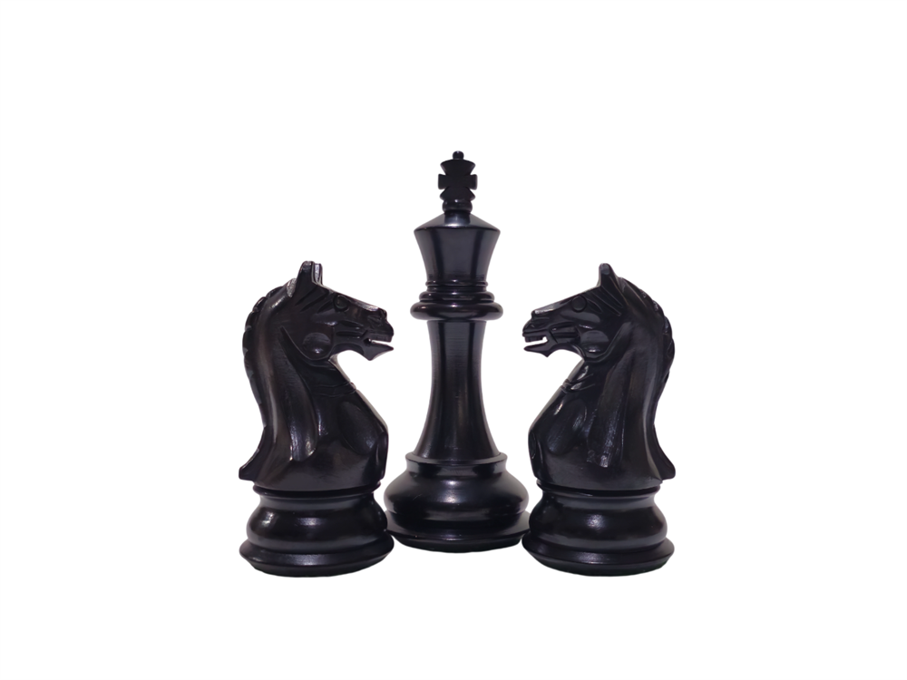 Supreme Yedek Vezirli Ahşap Satranç Figür 105 mm