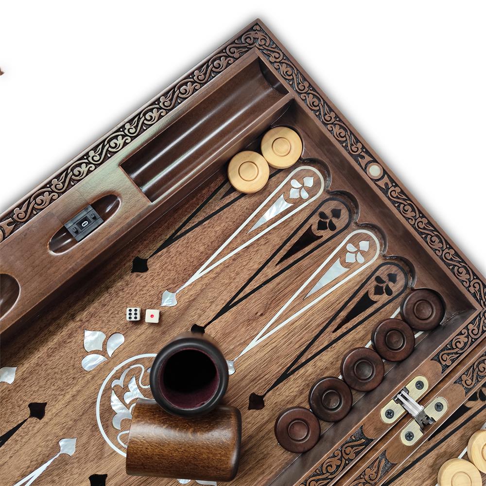 Troy Sedef Kakma ve Bakırlı Tavla