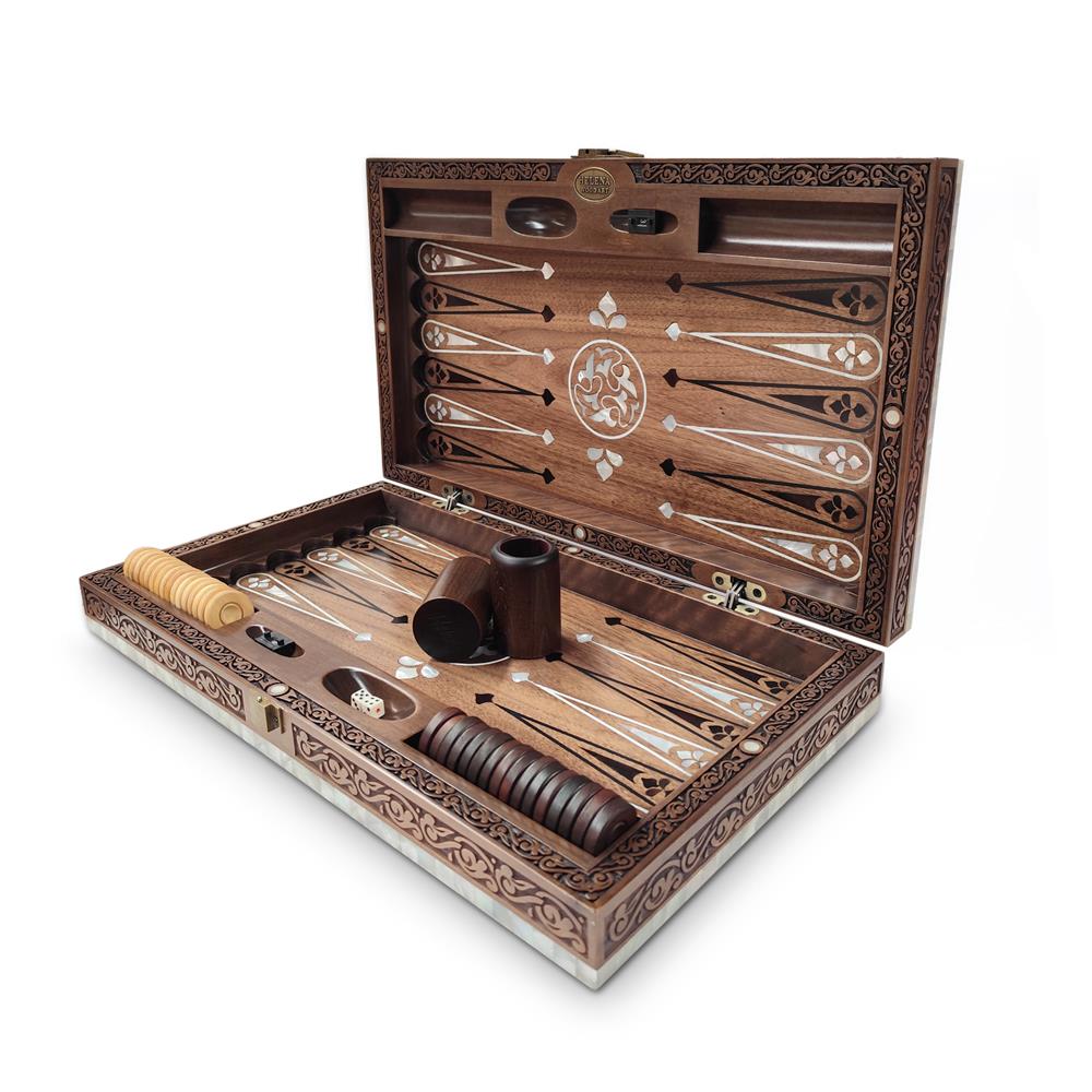 Troy Sedef Kakma ve Bakırlı Tavla