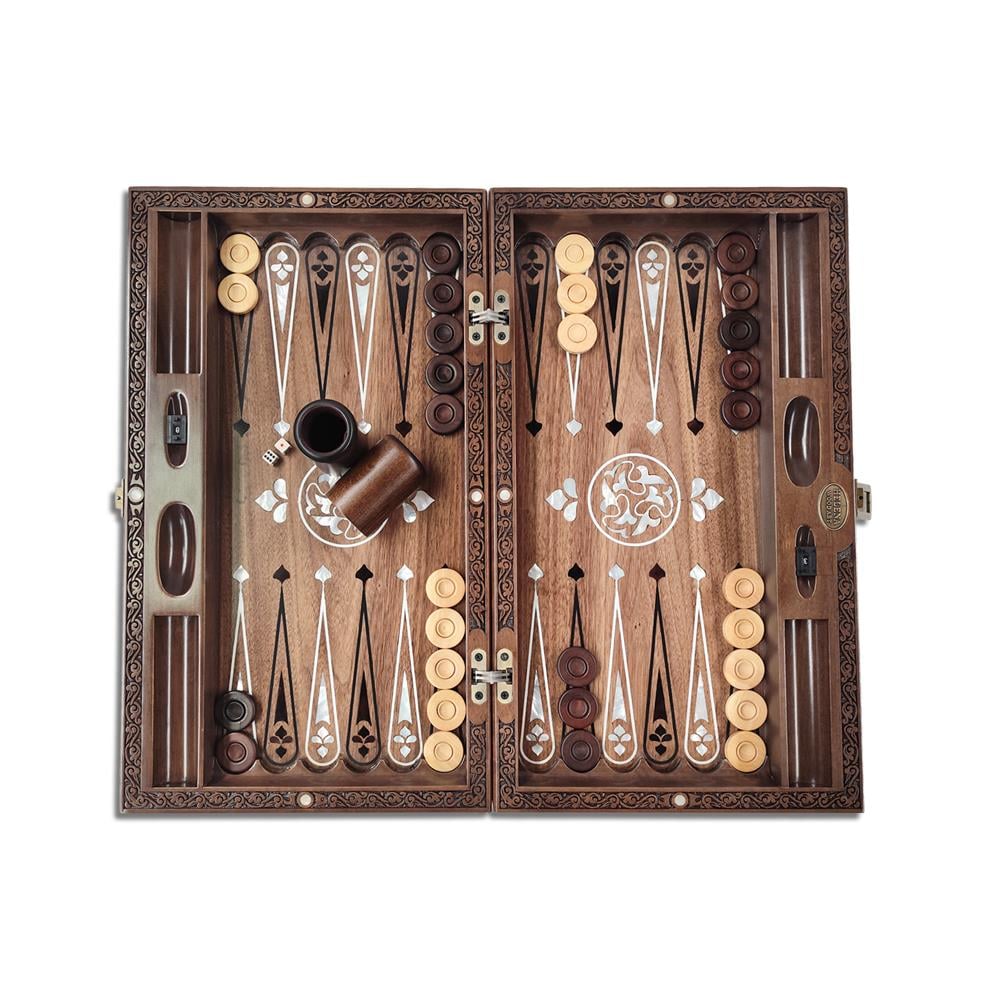 Troy Sedef Kakma ve Bakırlı Tavla