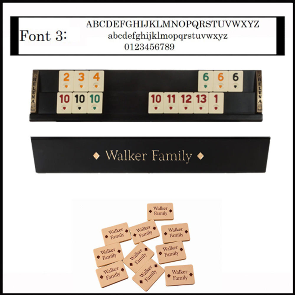 Vip El Yapımı Masif Ahşap Siyah Okey Takımı 