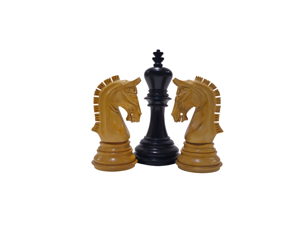 Yeni Imperial Yedek Vezirli Ahşap Satranç Figürü 95 mm
