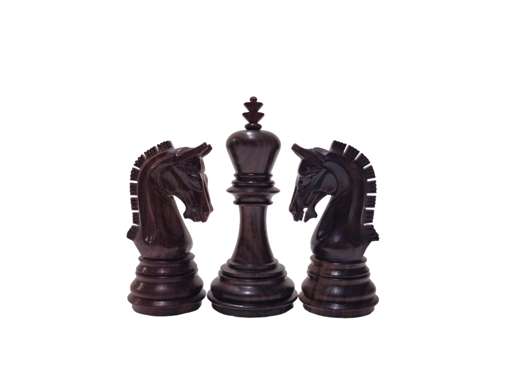 Yeni Imperial Yedek Vezirli Ahşap Satranç Figür 95 mm